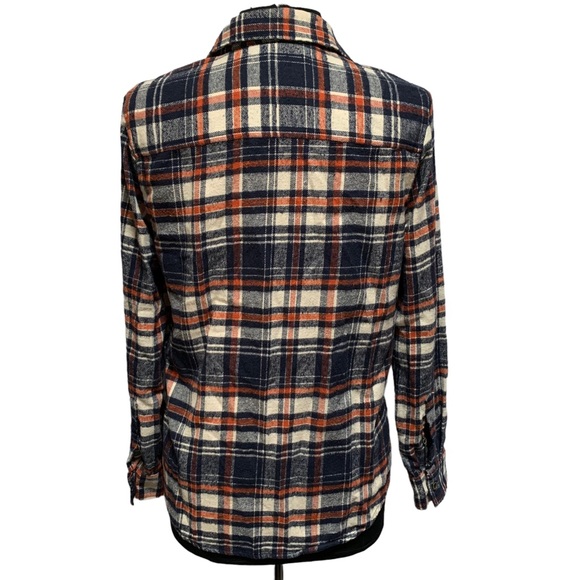 JACHS MFG CO. Flannel Plaid Shirt Long Sleeve Size Large - Picture 3 of 12